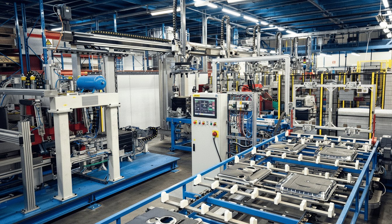 Manufacturing line — mochiFactory in action
