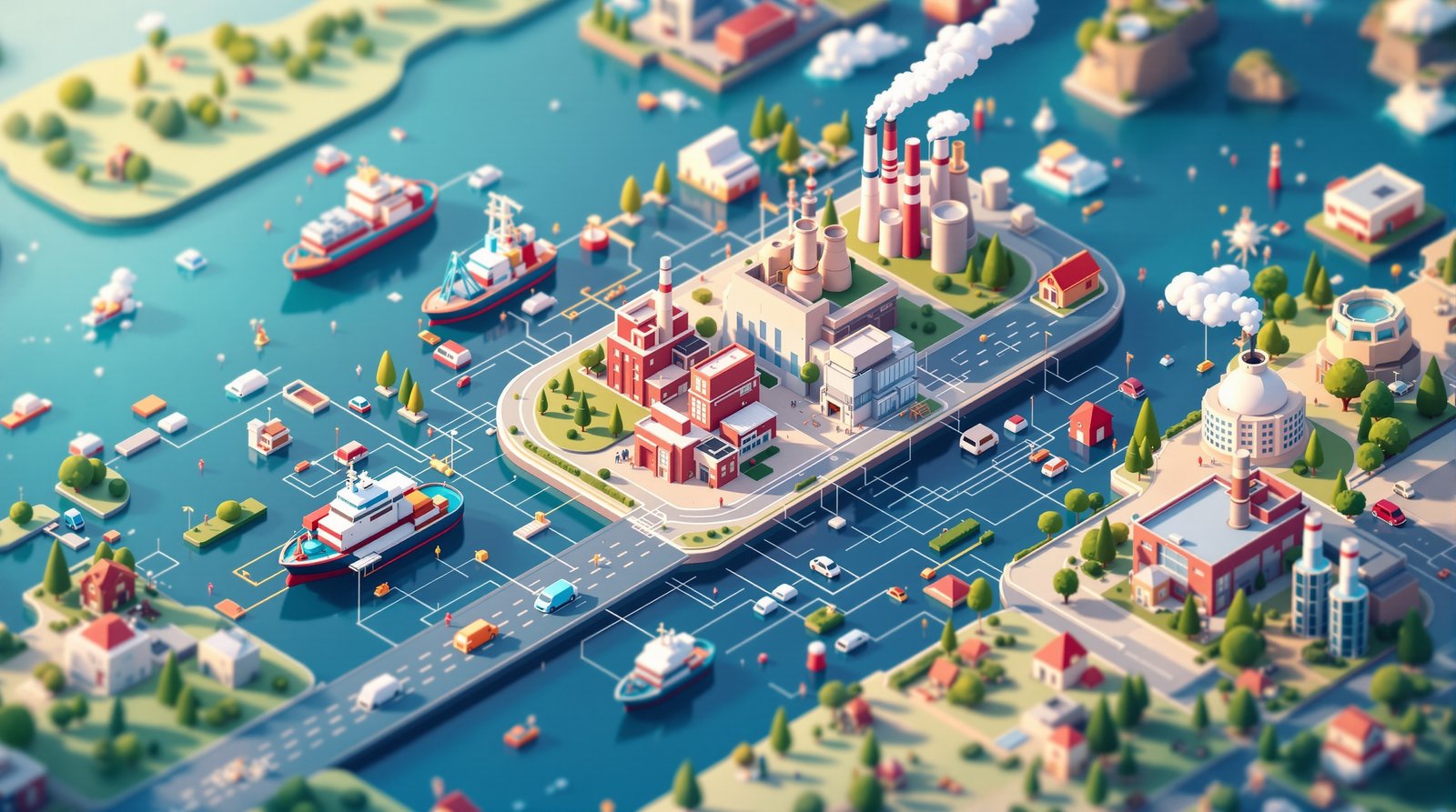 A connected industrial supply chain